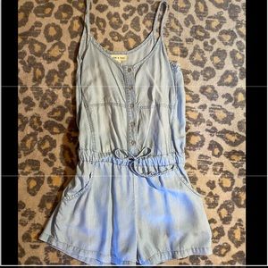 Cloth & Stone Denim Romper